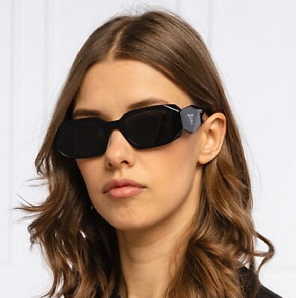 NEW PRADA UNISEX PR17WS 1AB5S0 SUNGLASSES RECTANGULAR PRADA PR17WS EYEWEAR - Picture 8 of 9